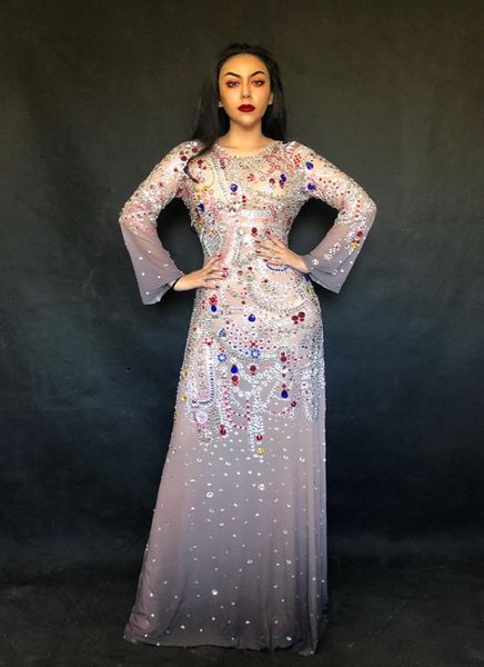 women sparkly crystals mesh wedding birthday celebrate see through long dress stage costume dance outfit show casual dresses, Black;gray
women sparkly crystals mesh wedding birthday celebrate see through long dress stage costume dance outfit show casual dresses, Black;gray