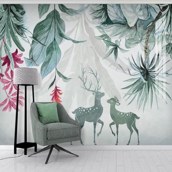 wallpapers drop custom large wallpaper mural nordic green tropical plant banana leaf elk background wall decoration painting
wallpapers drop custom large wallpaper mural nordic green tropical plant banana leaf elk background wall decoration painting