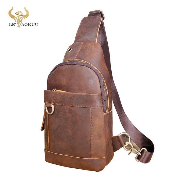 le'aokuu trend men quality leather casual chest sling bag design one shoulder cross-body day-pack for male 8016 waist bags
le'aokuu trend men quality leather casual chest sling bag design one shoulder cross-body day-pack for male 8016 waist bags