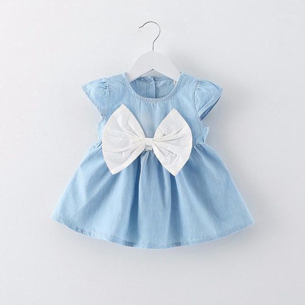 girl's dresses baby girl jeans dress cute big bow children kids party summer birthday clothing for holiday casual wear clothes, Red;yellow
girl's dresses baby girl jeans dress cute big bow children kids party summer birthday clothing for holiday casual wear clothes, Red;yellow