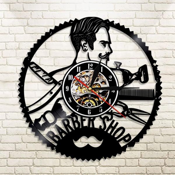 barber shop record wall clock hairstyle decorative black hanging modern design handmade gift for hairdresser clocks
barber shop record wall clock hairstyle decorative black hanging modern design handmade gift for hairdresser clocks
