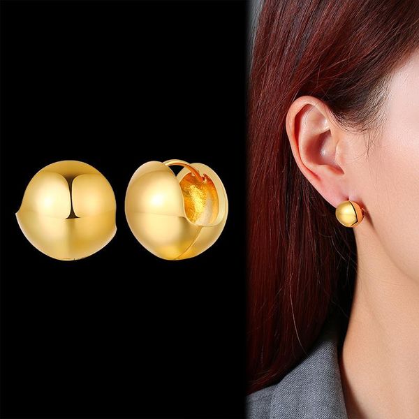 hoop & huggie chunky round ball geometric earrings sphere earrings, stud textured gold for women, Golden;silver
hoop & huggie chunky round ball geometric earrings sphere earrings, stud textured gold for women, Golden;silver