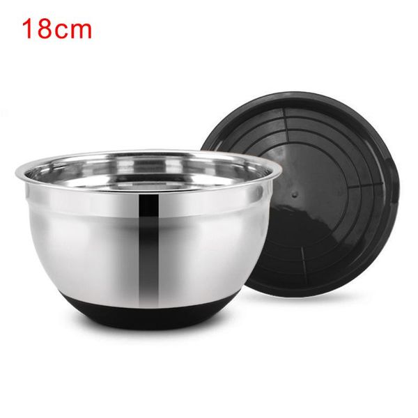 tableware container silicone bottom kitchen utensil non-slip thickened mixing bowl stainless steel with lid bowls
tableware container silicone bottom kitchen utensil non-slip thickened mixing bowl stainless steel with lid bowls