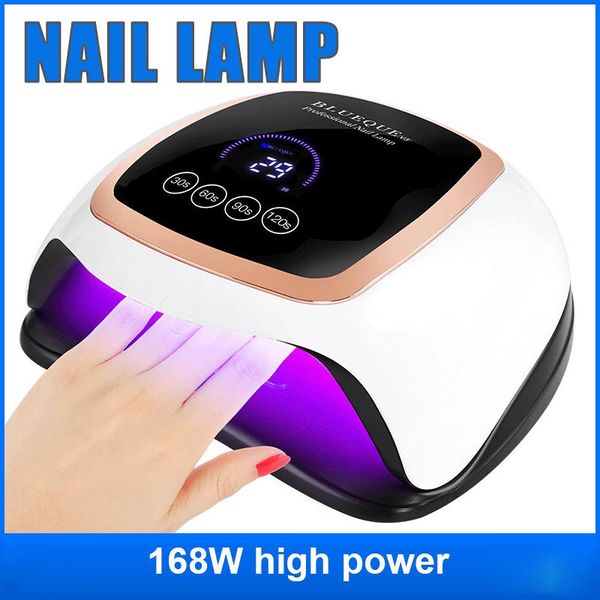 nail dryers uv led lamp 168w potherapy light machine for polish dryer qick-drying art equipment manicure tool
nail dryers uv led lamp 168w potherapy light machine for polish dryer qick-drying art equipment manicure tool