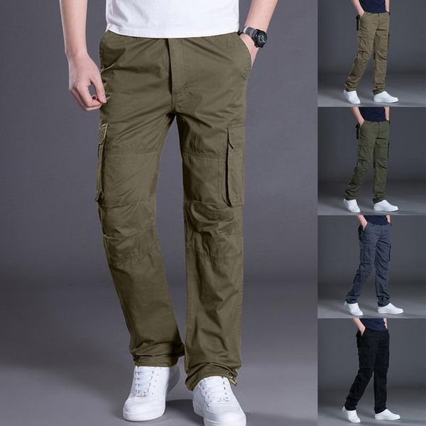 men's pants jodimitty cargo mens pure cotton casual multi pockets military tactical men army straight slacks long trousers, Black
men's pants jodimitty cargo mens pure cotton casual multi pockets military tactical men army straight slacks long trousers, Black
