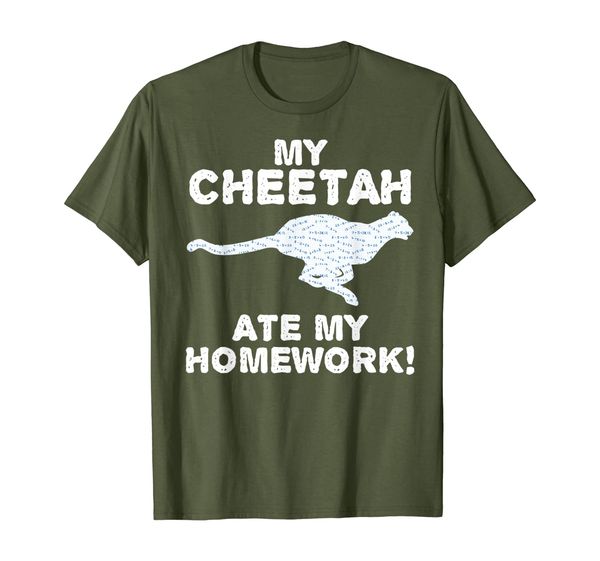 My Cheetah Ate My Homework Cougar Canine Back To School Kid T-Shirt, Mainly pictures
My Cheetah Ate My Homework Cougar Canine Back To School Kid T-Shirt, Mainly pictures