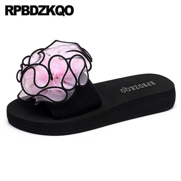 slippers flower sandals large size big high heel ladies wedge fashion wide fit shoes flatforms pink women summer low slides plus, Black
slippers flower sandals large size big high heel ladies wedge fashion wide fit shoes flatforms pink women summer low slides plus, Black