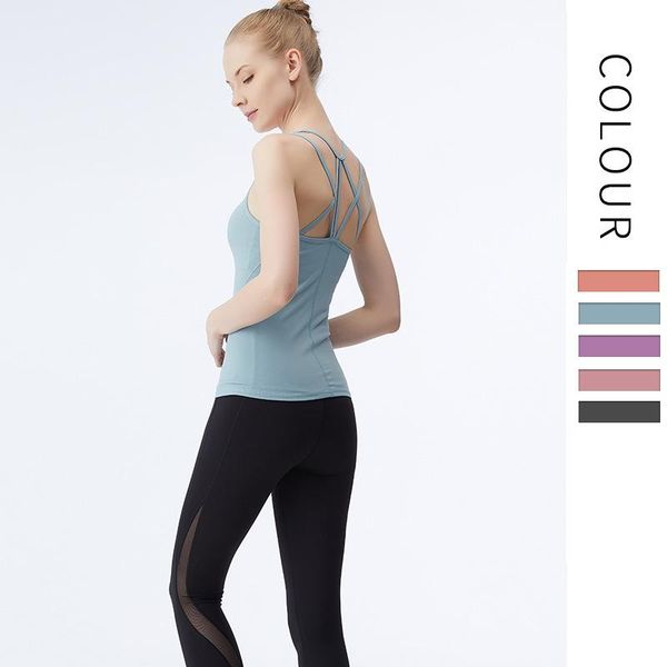 yoga outfit women strap fitness vest high stretchy sport tank slim fit workout naked feel anti-sweat gym athletic t-shirt
yoga outfit women strap fitness vest high stretchy sport tank slim fit workout naked feel anti-sweat gym athletic t-shirt