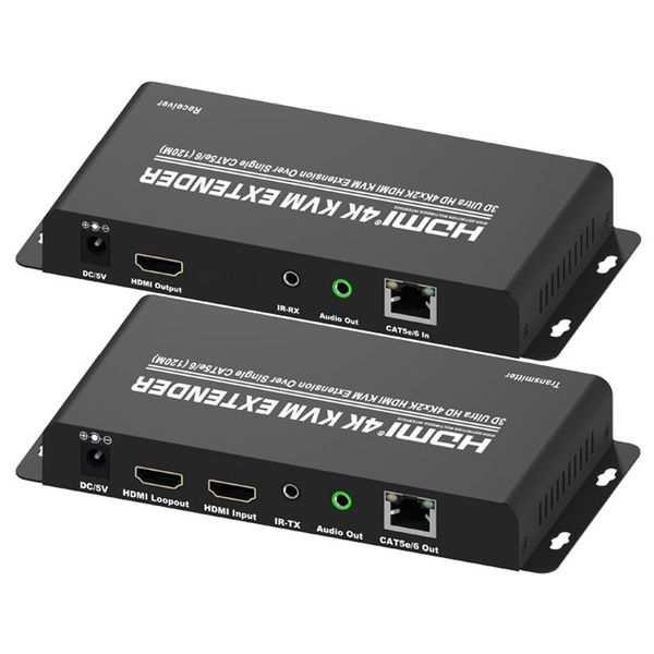audio cables & connectors 4k 120m kvm extender adapter via rj45 ethernet cat5e cat6 cable transmitter receiver converter usb keyboard m
audio cables & connectors 4k 120m kvm extender adapter via rj45 ethernet cat5e cat6 cable transmitter receiver converter usb keyboard m