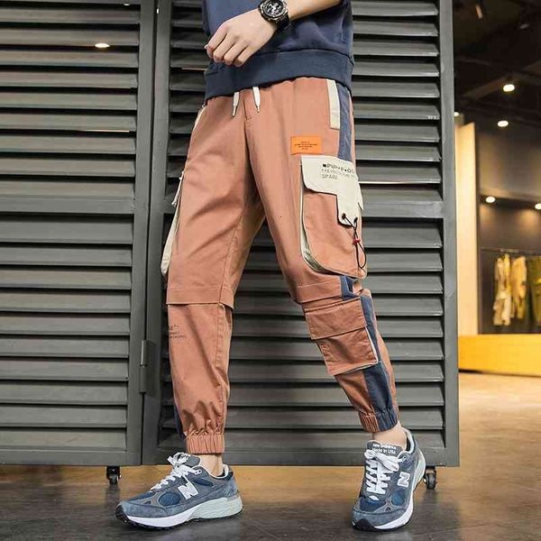 men's pants fashion hip hop ribbon streetwear joggers sweatpants cotton cargo abz667 8lb2, Black
men's pants fashion hip hop ribbon streetwear joggers sweatpants cotton cargo abz667 8lb2, Black