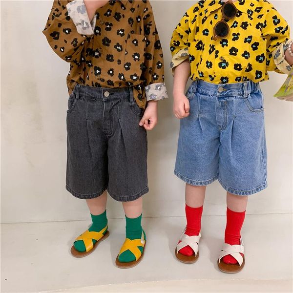 trousers korean style boys and girls loose casual denim knee length pants children fashion all-match shorts summer, Blue
trousers korean style boys and girls loose casual denim knee length pants children fashion all-match shorts summer, Blue