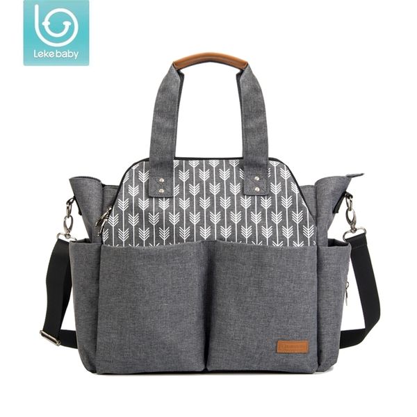 lekebaby diaper bag tote purse satchel diaper messenger for mom and girls grey, print+changing pad 210922
lekebaby diaper bag tote purse satchel diaper messenger for mom and girls grey, print+changing pad 210922