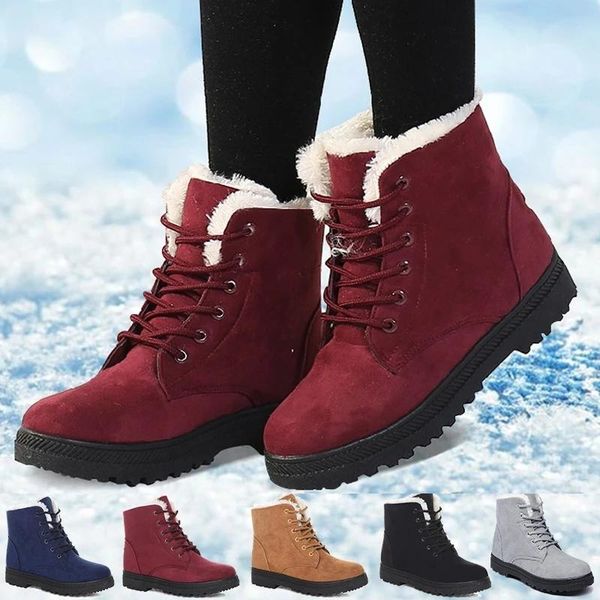 boots rimocy classic women keep warm flat snow winter fashion plush cotton shoes woman platform lace up ankle plus size 44, Black
boots rimocy classic women keep warm flat snow winter fashion plush cotton shoes woman platform lace up ankle plus size 44, Black