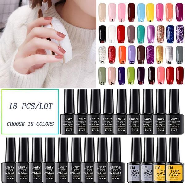 nail art gel 18 color polish set kit paint uv led light design acrylic manicure set1, Red;pink
nail art gel 18 color polish set kit paint uv led light design acrylic manicure set1, Red;pink