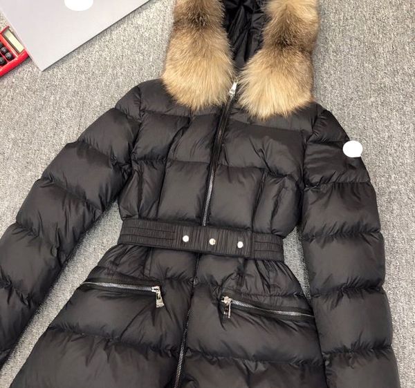 monclair luxury french ladies down jacket maya brand designer hooded fur collar long thick warm waist belt slim 2021 new articles coat, Black
monclair luxury french ladies down jacket maya brand designer hooded fur collar long thick warm waist belt slim 2021 new articles coat, Black