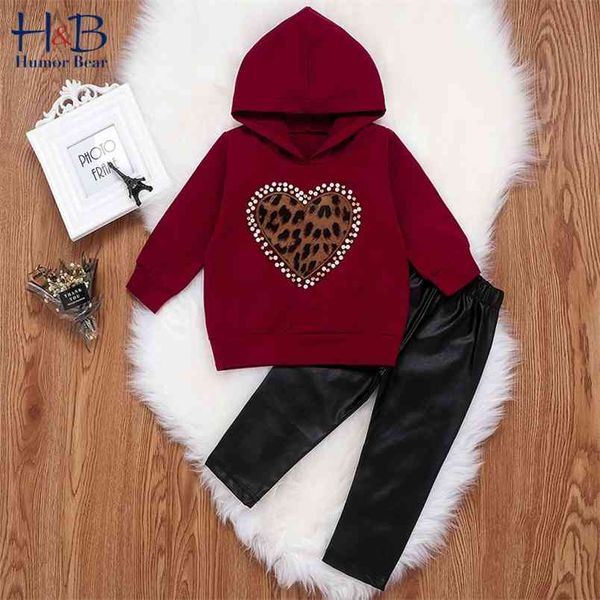 autumn &spring girls kids clothing toddler leopar hooded sweater+ leather trousers 2pcs suit children clothes sets 210611, White
autumn &spring girls kids clothing toddler leopar hooded sweater+ leather trousers 2pcs suit children clothes sets 210611, White