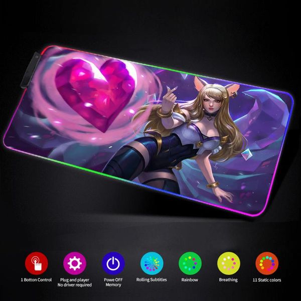 mouse pads & wrist rests rgb pad anime league of legends mousepad led luminous large gamer play mat drop
mouse pads & wrist rests rgb pad anime league of legends mousepad led luminous large gamer play mat drop