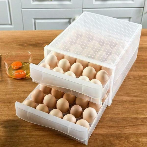 storage bottles & jars 1pcs plastic transparent box drawer-type refrigerator household dumpling tray double egg supplies l r3z6
storage bottles & jars 1pcs plastic transparent box drawer-type refrigerator household dumpling tray double egg supplies l r3z6