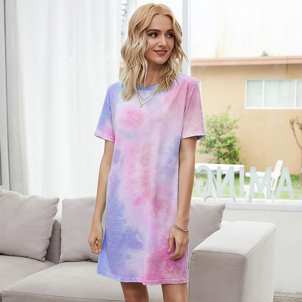 elegant around the neck short sleeve gradient dress 2021 spring and summer female streetwear, Black;gray
elegant around the neck short sleeve gradient dress 2021 spring and summer female streetwear, Black;gray