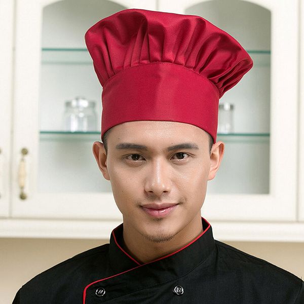 cook adjustable men comfortable kitchen baker chef elastic cap hat catering, Blue;gray
cook adjustable men comfortable kitchen baker chef elastic cap hat catering, Blue;gray