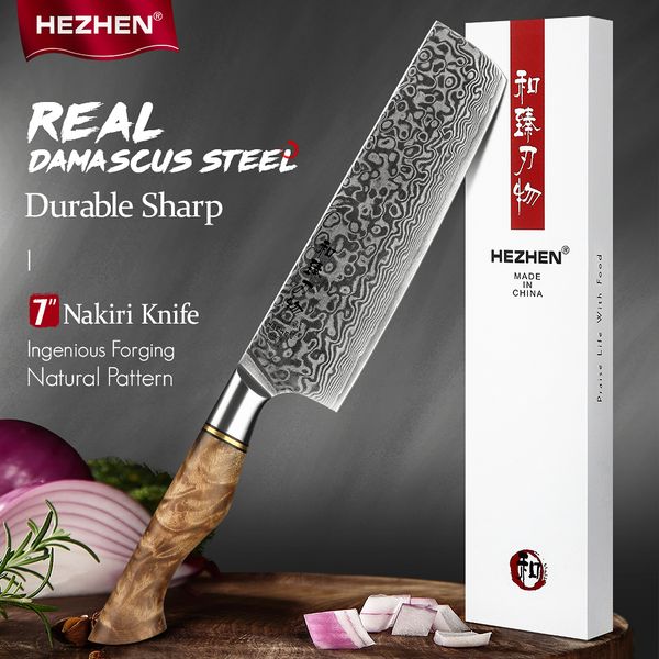 hezhen 7 inch professiona nakiri knife vg 67 ayers damascus er stee 10 sharp cook knife for meat japanese kitchen knife
hezhen 7 inch professiona nakiri knife vg 67 ayers damascus er stee 10 sharp cook knife for meat japanese kitchen knife