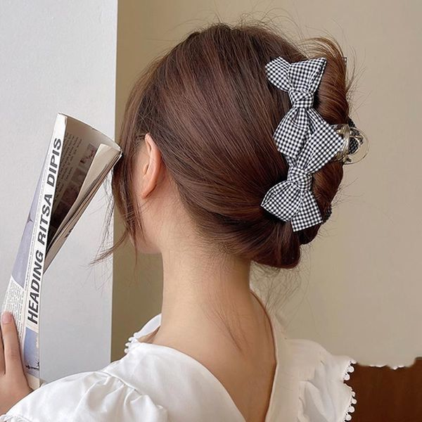 hair accessories lattice bow hairpin back head large catch clip headdress cute girsl sweet headwear
hair accessories lattice bow hairpin back head large catch clip headdress cute girsl sweet headwear