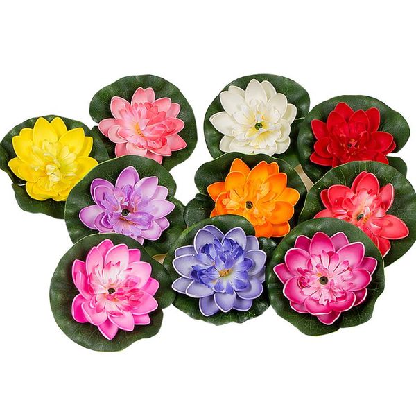 10pcs/lot real touch simulation foam lotus water lily floating pool plant wedding garden eva pond decoration decorative flowers & wreaths
10pcs/lot real touch simulation foam lotus water lily floating pool plant wedding garden eva pond decoration decorative flowers & wreaths