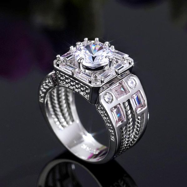 luxury gorgeous square shape rings for women men wedding crystal cubic zirconia elegant bridal trendy jewelry, Slivery;golden
luxury gorgeous square shape rings for women men wedding crystal cubic zirconia elegant bridal trendy jewelry, Slivery;golden