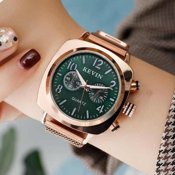 wristwatches luxury women bracelet watch creative magnetic quartz rose gold milanese steel strap watches female girls magnet clock 2021, Slivery;brown
wristwatches luxury women bracelet watch creative magnetic quartz rose gold milanese steel strap watches female girls magnet clock 2021, Slivery;brown