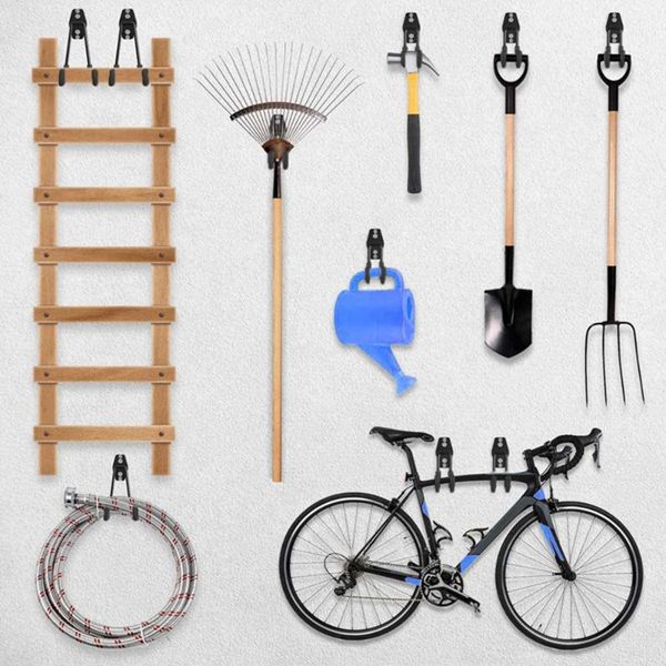 hooks & rails heavy duty metal hook garage organizer wall mount bicycle hanger ladders garden tool anti-slip storage
hooks & rails heavy duty metal hook garage organizer wall mount bicycle hanger ladders garden tool anti-slip storage