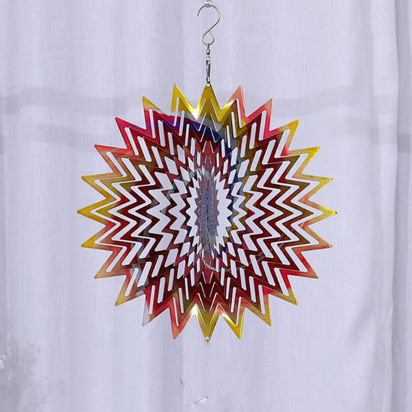 decorative objects & figurines stainless steel magic 3d wind spinner hanging rotating chimes for indoor outdoor garden decoration crafts 12
decorative objects & figurines stainless steel magic 3d wind spinner hanging rotating chimes for indoor outdoor garden decoration crafts 12