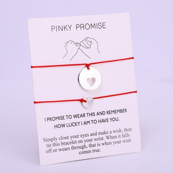 heart pinky promise adjustable bracelets friends forever lover women men couple fashion jewelry drop, Golden;silver
heart pinky promise adjustable bracelets friends forever lover women men couple fashion jewelry drop, Golden;silver