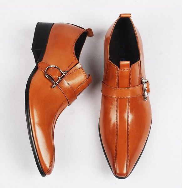 dress shoes imitate genuine leather men oxford pointed toes buckle strap male slip-on wedding patchwork, Black
dress shoes imitate genuine leather men oxford pointed toes buckle strap male slip-on wedding patchwork, Black