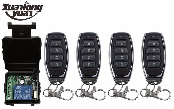 xuanlongyuan dc12v 1ch rf wireless remote control relay switch security system garage doors gate electric shutters/ window controlers
xuanlongyuan dc12v 1ch rf wireless remote control relay switch security system garage doors gate electric shutters/ window controlers