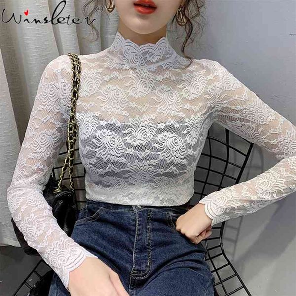 autumn t shirt see through transparent lace long sleeve slim ladies turtleneck t-shirt arrival women tshirt t07306b 210421, White
autumn t shirt see through transparent lace long sleeve slim ladies turtleneck t-shirt arrival women tshirt t07306b 210421, White