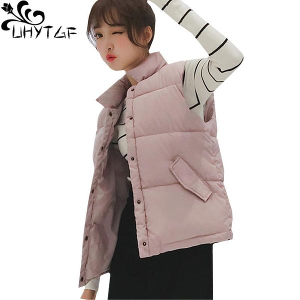 women's vests uhytgf women spring autumn vest sleeveless student loose plus size female down jacket casual warm short waistcoat 788, Black;white
women's vests uhytgf women spring autumn vest sleeveless student loose plus size female down jacket casual warm short waistcoat 788, Black;white