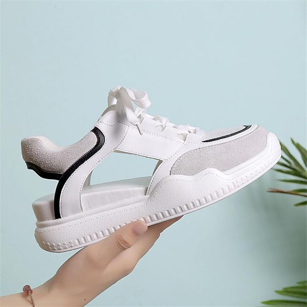 sandals women's sandal - summer 2021 breathable sports shoes for women high soles student lace, Black
sandals women's sandal - summer 2021 breathable sports shoes for women high soles student lace, Black