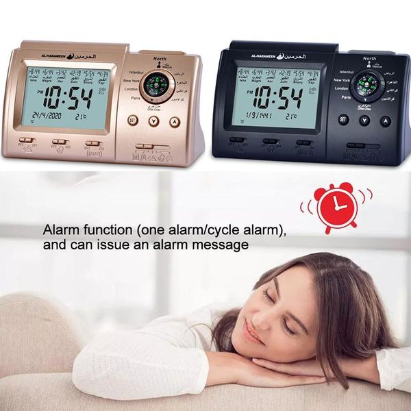 automatic digital clock prayer alarm islamic azan muslim sound led home church decoraions other clocks & accessories
automatic digital clock prayer alarm islamic azan muslim sound led home church decoraions other clocks & accessories