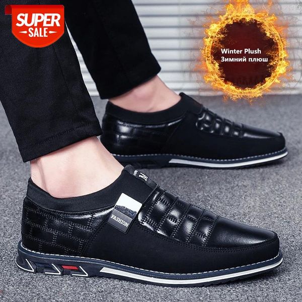 winter warm plush men loafers fashion split leather casual shoes business formal dress sneakers flats moccasin driving #yc55
winter warm plush men loafers fashion split leather casual shoes business formal dress sneakers flats moccasin driving #yc55