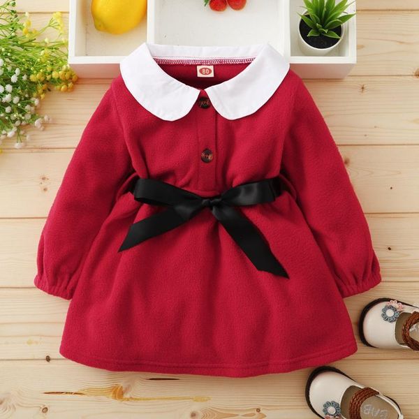 girl's dresses autumn toddler kids baby girls long sleeve christmas red velvet outfit girl princess fur dress plush doll collar party, Red;yellow
girl's dresses autumn toddler kids baby girls long sleeve christmas red velvet outfit girl princess fur dress plush doll collar party, Red;yellow