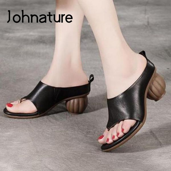 slippers johnature retro women genuine leather 2021 summer shoes casual sewing slides handmade concise ladies, Black
slippers johnature retro women genuine leather 2021 summer shoes casual sewing slides handmade concise ladies, Black