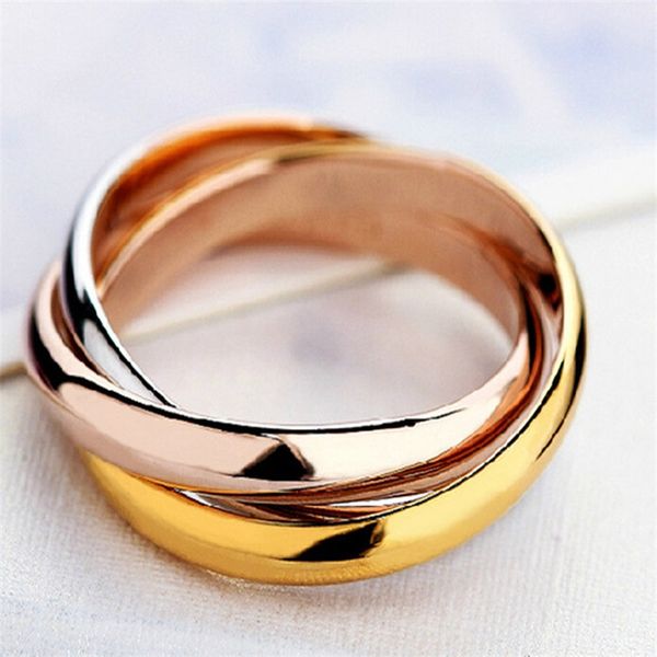2021 new style classic 3 rounds ring sets women stainless steel wedding engagement female finger jewelry never fade 1588 q2, Silver
2021 new style classic 3 rounds ring sets women stainless steel wedding engagement female finger jewelry never fade 1588 q2, Silver