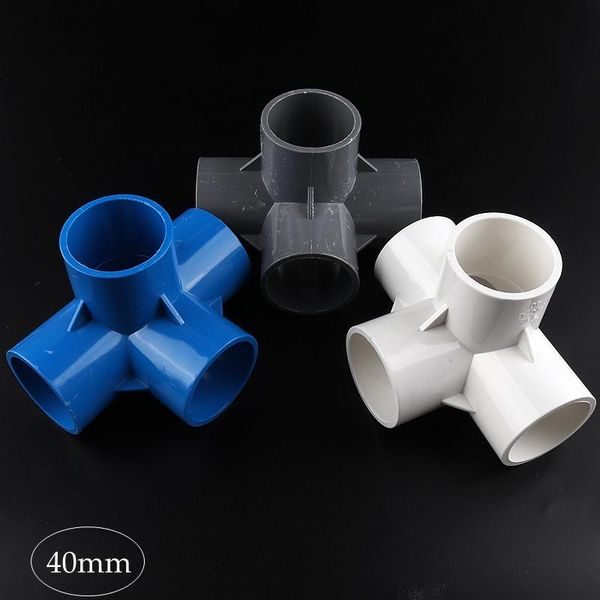 2-16pcs 40mm pvc pipe 4 way connector 3d joint 90 degrees garden irrigation tube adapter home diy fittings watering equipments
2-16pcs 40mm pvc pipe 4 way connector 3d joint 90 degrees garden irrigation tube adapter home diy fittings watering equipments