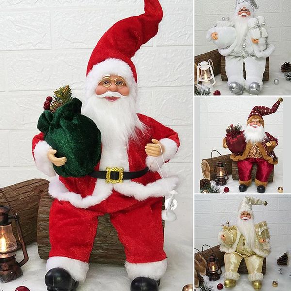 christmas decorations seated santa claus ornament colorful plush doll creative party supplies for home living room bedroom decor part
christmas decorations seated santa claus ornament colorful plush doll creative party supplies for home living room bedroom decor part