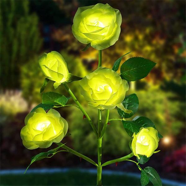 lawn lamps 5 head solar power rose light garden flowers stake outdoor pathway for patio yard wedding decoration
lawn lamps 5 head solar power rose light garden flowers stake outdoor pathway for patio yard wedding decoration