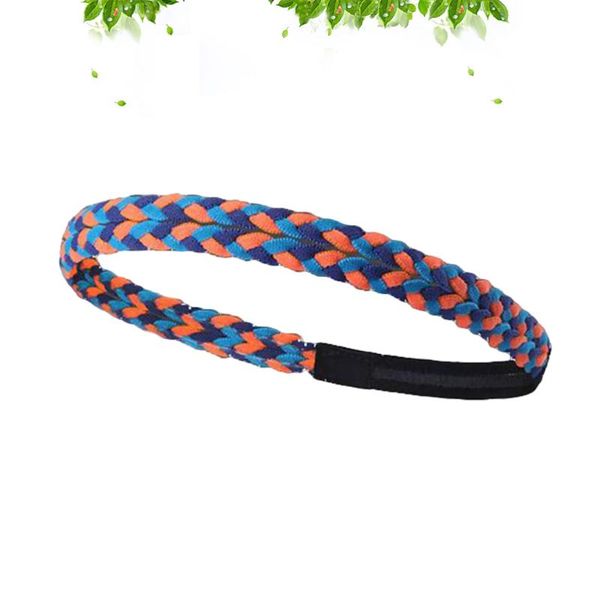 sports braid headband hairband elastic single band silicone lined fitness sweatband (dark blue, blue and orange), Yellow;black
sports braid headband hairband elastic single band silicone lined fitness sweatband (dark blue, blue and orange), Yellow;black