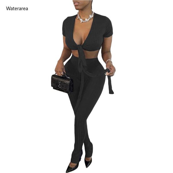 summer women's set solid elegant tie up v-neck crop & pencil sweatpants suit joggers two piece tracksuit 3 color dress, White
summer women's set solid elegant tie up v-neck crop & pencil sweatpants suit joggers two piece tracksuit 3 color dress, White