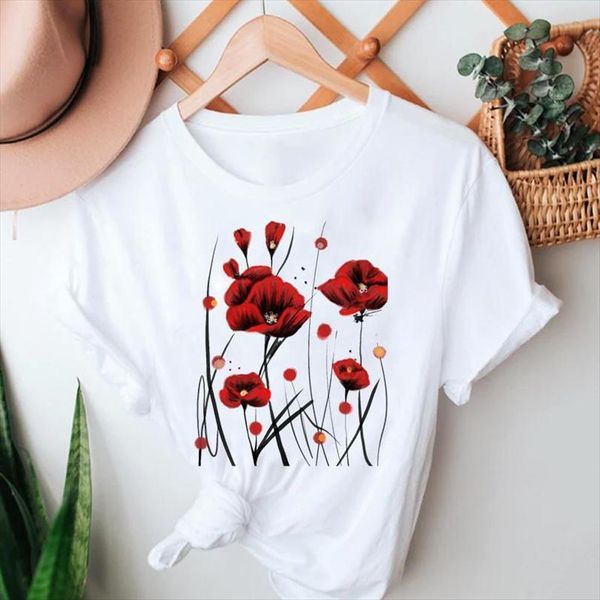 and women summer tshirts floral men t shirts clothing 90s cute fashion short sleeve clothes graphic lady print female, White;black
and women summer tshirts floral men t shirts clothing 90s cute fashion short sleeve clothes graphic lady print female, White;black