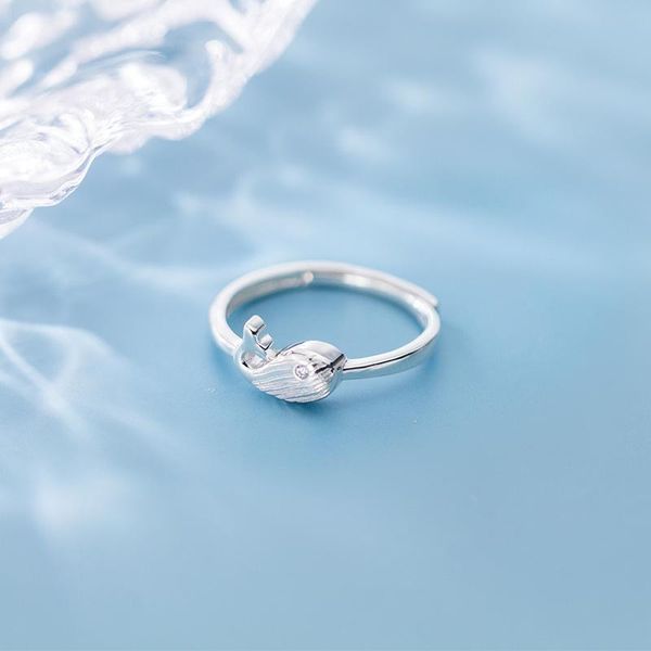 cluster rings 100% 925 sterling silver fashion jewelry cute whale shape ring size adjustable for women lady daughter birthday gift, Golden;silver
cluster rings 100% 925 sterling silver fashion jewelry cute whale shape ring size adjustable for women lady daughter birthday gift, Golden;silver