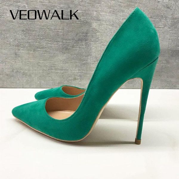 veowalk women green flock stilettos thin high heel big size 33-45 pointed toe slip on chic pumps formal dress shoes small feet, Black
veowalk women green flock stilettos thin high heel big size 33-45 pointed toe slip on chic pumps formal dress shoes small feet, Black